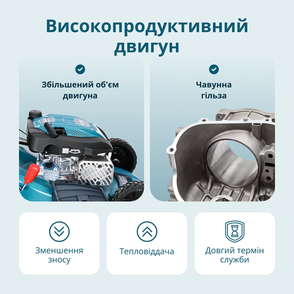 Газонокосарка бензинова Konner&Sohnen KS 51LMG-SP 732710 фото