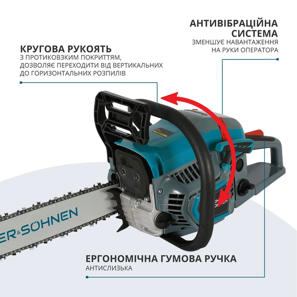 Бензопила Konner&Sohnen KS CS31G-16 727731 фото
