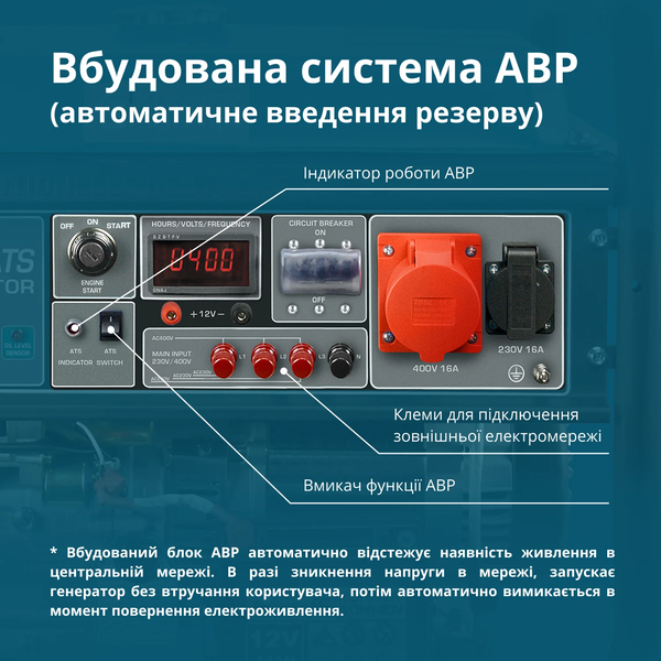 Бензиновый генератор Konner&Sohnen KS 10000E-3 ATS 725546 фото