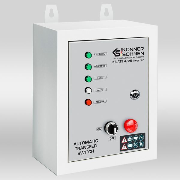 Блок автоматичного введення резерву Konner&Sohnen KS ATS 4/25 Inverter 725569 фото