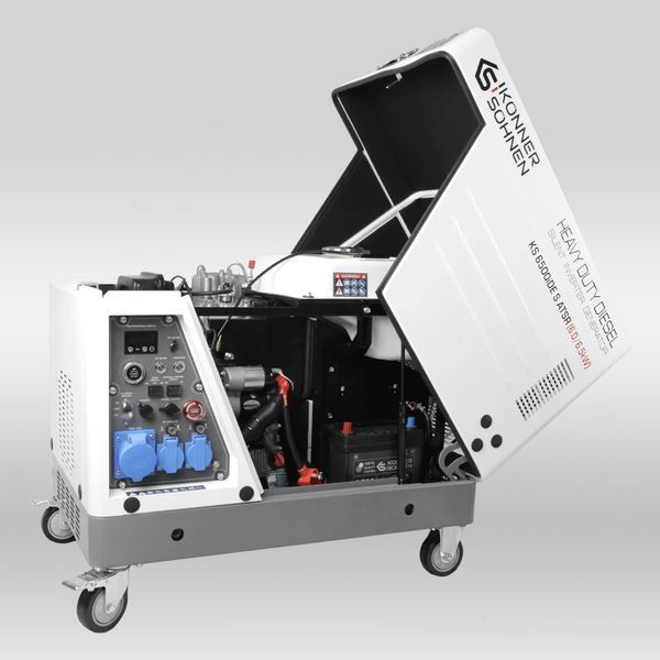 Дизельный инверторный генератор в шумозащитном кожухе Konner&Sohnen KS 6500iDE S ATSR 732149 фото
