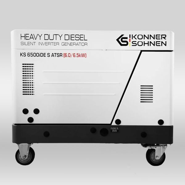 Дизельный инверторный генератор в шумозащитном кожухе Konner&Sohnen KS 6500iDE S ATSR 732149 фото
