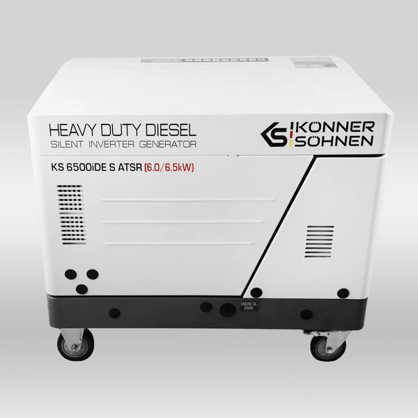 Дизельный инверторный генератор в шумозащитном кожухе Konner&Sohnen KS 6500iDE S ATSR 732149 фото