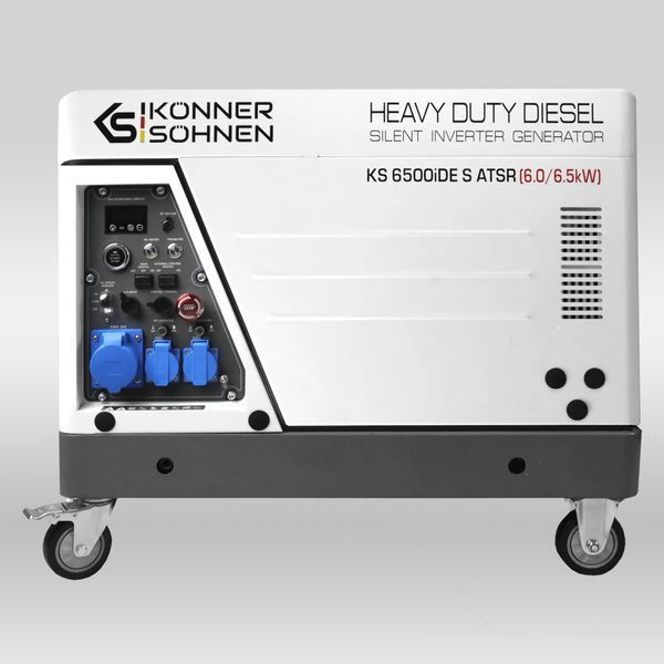 Дизельный инверторный генератор в шумозащитном кожухе Konner&Sohnen KS 6500iDE S ATSR 732149 фото