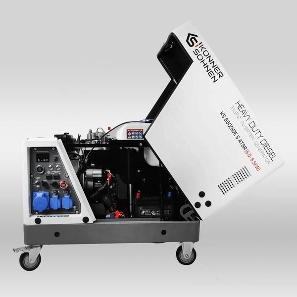 Дизельный инверторный генератор в шумозащитном кожухе Konner&Sohnen KS 6500iDE S ATSR 732149 фото