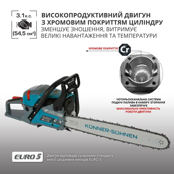 Бензопила Konner&Sohnen KS CS31G-20 727735 фото