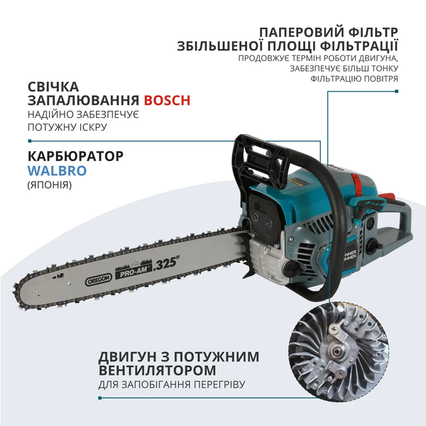 Бензопила Konner&Sohnen KS CS31G-20-1 727736 фото