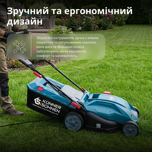 Газонокосилка электрическая Konner&Sohnen KS 38LM16 732738 фото