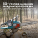 Пила ланцюгова акумуляторна Konner&Sohnen KS CS40V-16 set 731019 фото 4