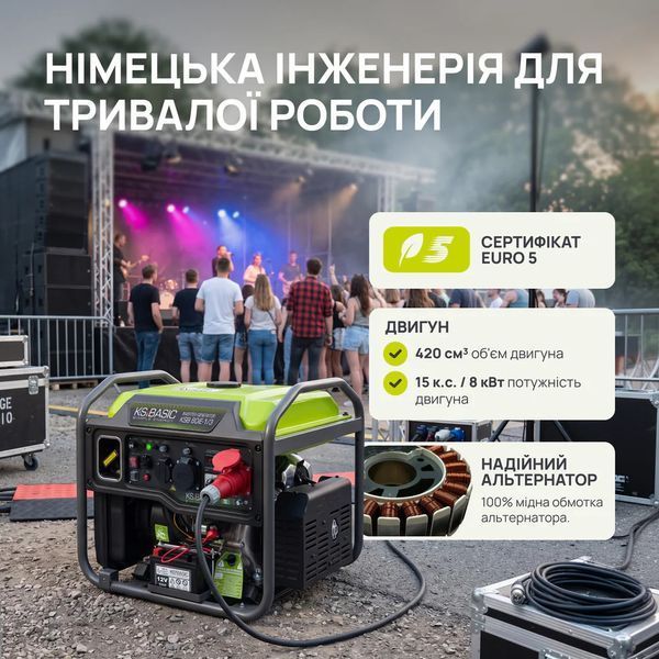 Инверторный генератор Konner&Sohnen KSB 80iE-1/3 732895 фото