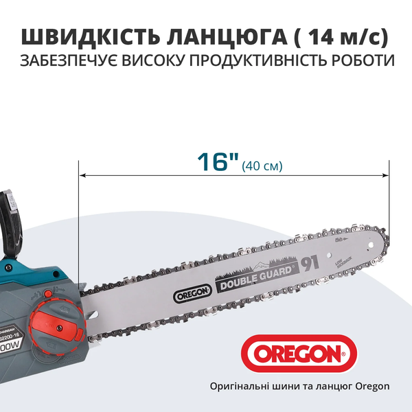 Цепная электрическая пила Konner&Sohnen KS CS2200-16 727440 фото