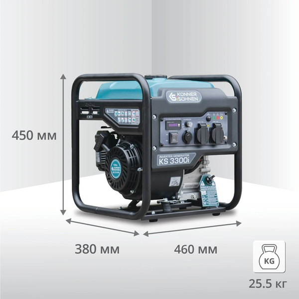 Інверторний генератор Konner&Sohnen KS 3300i 725581 фото