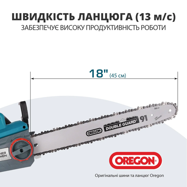 Цепная электрическая пила Konner&Sohnen KS CS2400-18 727441 фото