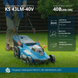 Газонокосилка аккумуляторная K&ouml;nner&S&ouml;hnen KS 43LM-40V SET 2 732231 фото 2