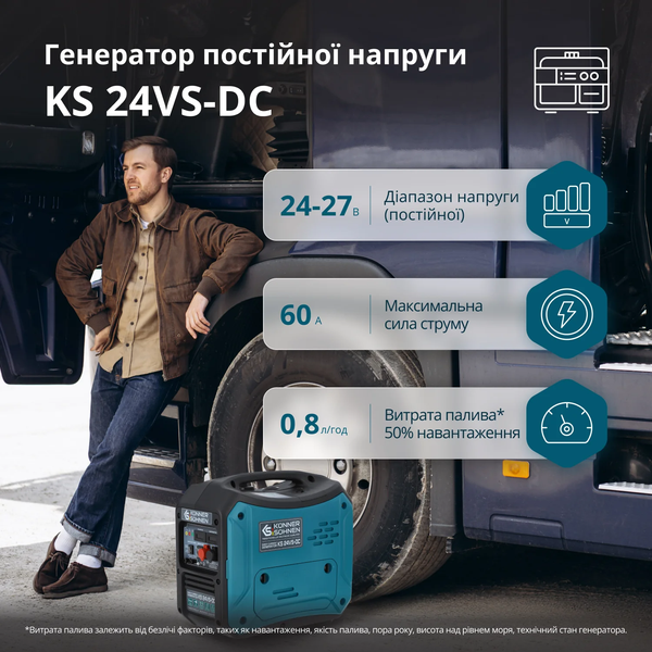 Генератор постоянного напряжения Konner&Sohnen KS 24VS-DC 732069 фото