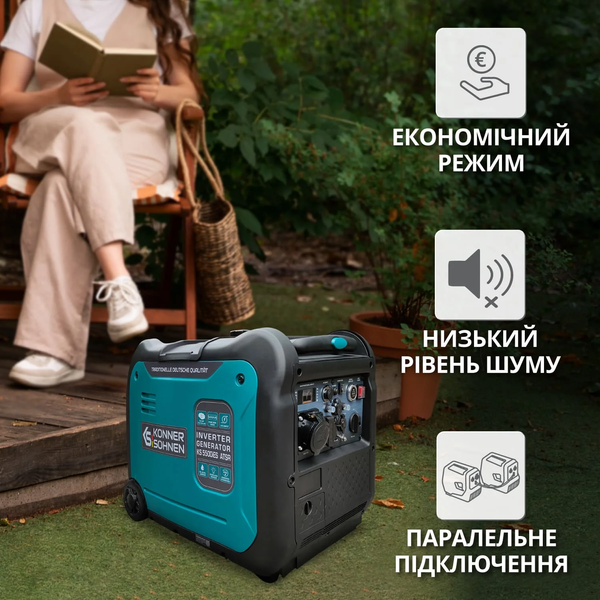 Инверторный генератор Konner&Sohnen KS 5500iES ATSR 725676 фото