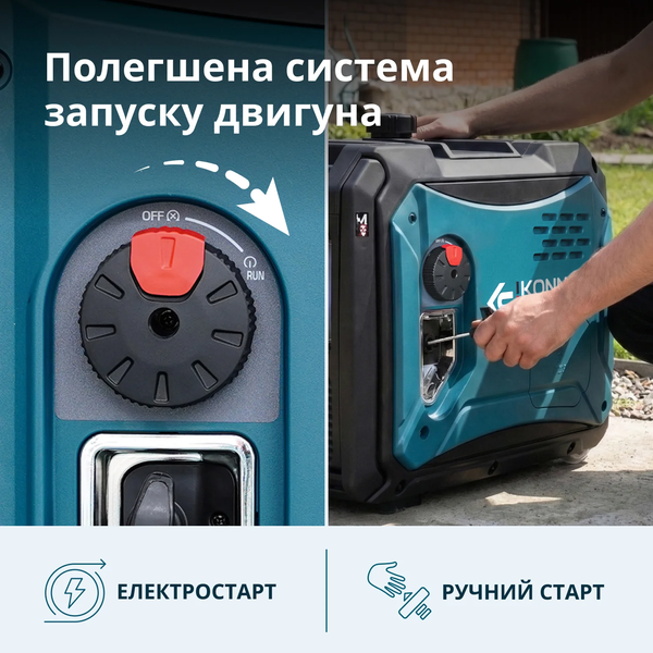 Инверторный генератор Konner&Sohnen KS 6000iE S 725674 фото
