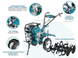 Мотоблок бензиновый Konner&Sohnen KS 9HP-1350G-3 (400) 391001 фото 2