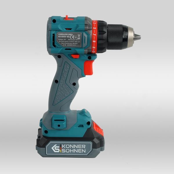 Набір акумуляторного електроінструменту Konner&Sohnen KS ID20V-60 KIT 74 PLUS 732652 фото