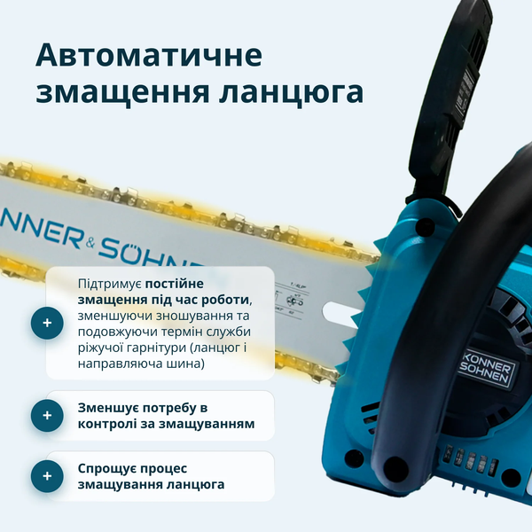 Аккумуляторная пила Konner&Sohnen KS MCS20V-12 SET PLUS 732657 фото