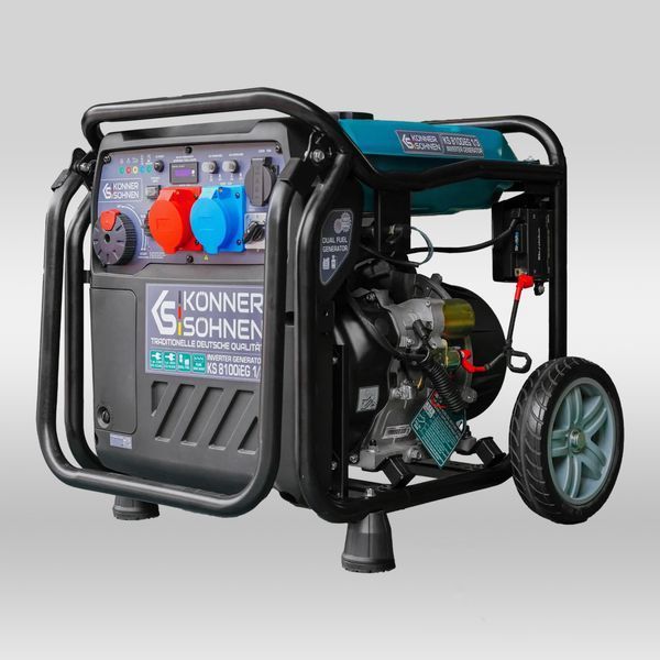 Инверторный газобензиновый генератор Konner&Sohnen KS 8100iEG 1/3 732152 фото