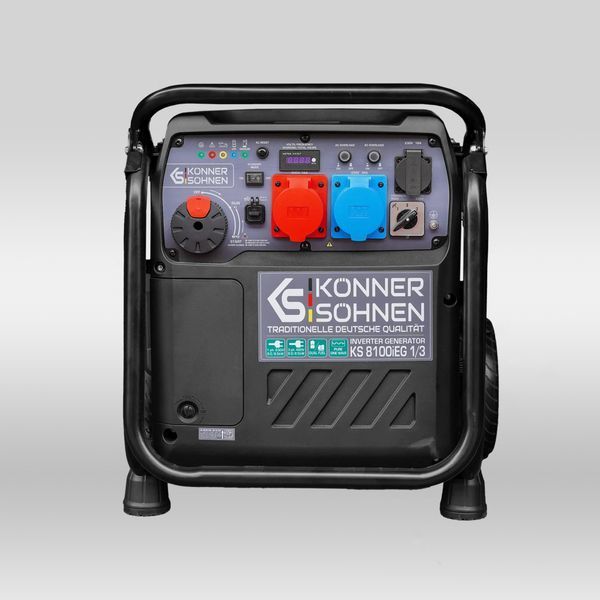 Инверторный газобензиновый генератор Konner&Sohnen KS 8100iEG 1/3 732152 фото