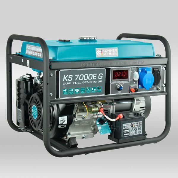 Газобензиновий генератор Konner&Sohnen KS 7000E G 725559 фото