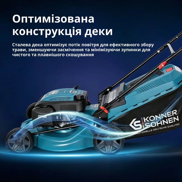 Газонокосарка бензинова Konner&Sohnen KS 46LMG 732708 фото